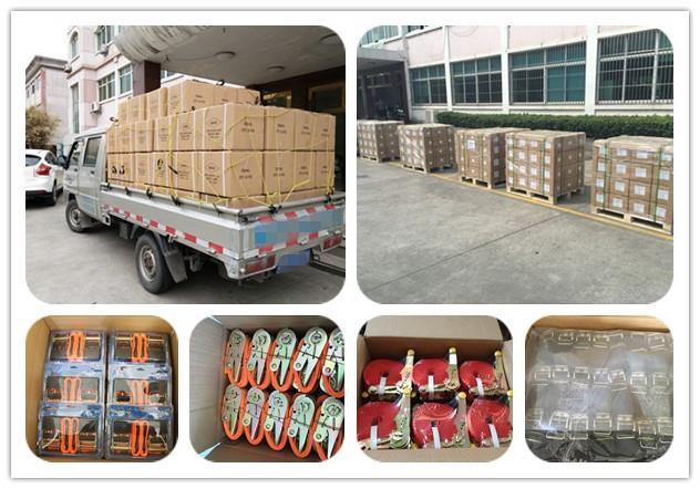 cargo lashing tie down ratchet strap