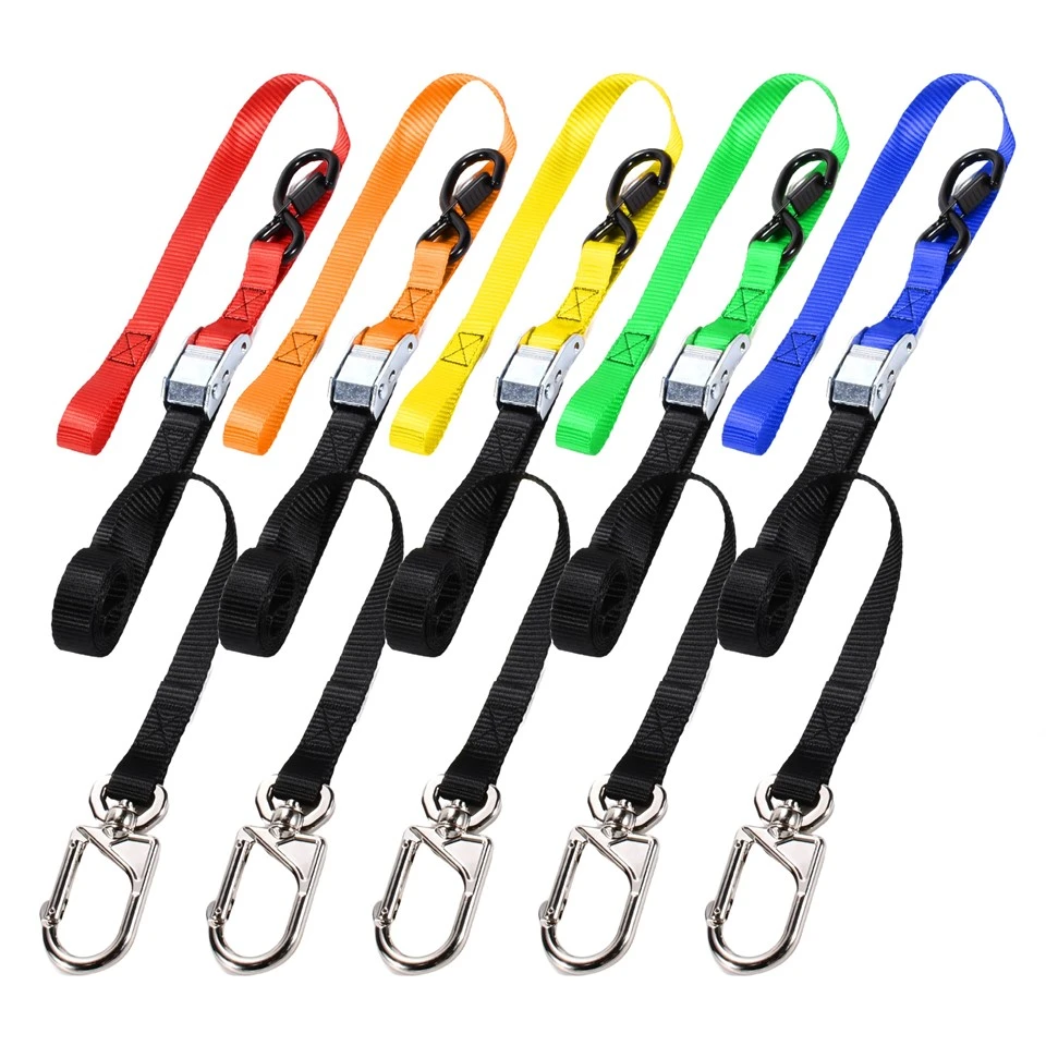 Pengikat Motosikal 1 Inci Dengan Cangkuk Carabiner Pusing Universal