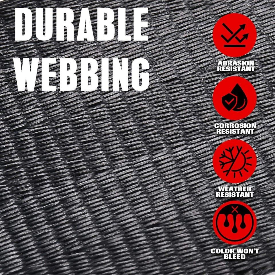 50mm High-quality Ratchet Tie-down Strap With Rubber-coated S Hook high quality