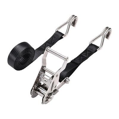 Tali Ratchet Keluli Tahan Karat 27mm 304 Dengan Cangkuk Cakar Panjang