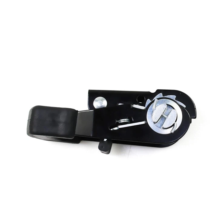 Factory Production 25mm Black E Coating Rubber Handle Ratchet Belt Buckle